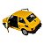 Miniatura Fiat 126 Amarelo Metal Welly 1:32 - Imagem 3
