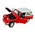 Miniatura Jeep Comando Wagon 1967 Vermelho Welly 1:24 - Imagem 7