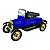 Miniatura Ford Model T 1925 Azul Motormax 1:24 - Imagem 1