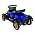 Miniatura Ford Model T 1925 Azul Motormax 1:24 - Imagem 2