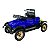 Miniatura Ford Model T 1925 Azul Motormax 1:24 - Imagem 4