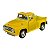 Miniatura Ford F100 Picape 1956 Amarelo Metal Kinsmart 1:38 - Imagem 1