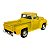Miniatura Ford F100 Picape 1956 Amarelo Metal Kinsmart 1:38 - Imagem 2