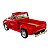 Miniatura Ford F100 Picape 1956 Vermelho Metal Kinsmart 1:38 - Imagem 2