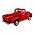 Miniatura Ford F100 Picape 1956 Vermelho Metal Kinsmart 1:38 - Imagem 3