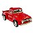 Miniatura Ford F100 Picape 1956 Vermelho Metal Kinsmart 1:38 - Imagem 4