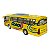 Miniatura Ônibus Amarelo Coach Kinsfun 1:64 - Imagem 2