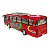 Miniatura Ônibus Vermelho Coach Kinsfun 1:64 - Imagem 3