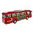Miniatura Ônibus Vermelho Coach Kinsfun 1:64 - Imagem 4