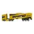 Miniatura Caminhão Scania Bau Amarelo Welly 1:64 - Imagem 2