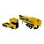 Miniatura Caminhão Scania Bau Amarelo Welly 1:64 - Imagem 3