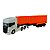 Miniatura Caminhão Scania Branco Caçamba Welly 1:64 - Imagem 2