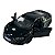Miniatura Audi R8 Preto Kinsmart Metal 1:36 - Imagem 1