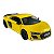Miniatura Audi R8 Amarelo Kinsmart Metal 1:36 - Imagem 3