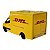 Miniatura Mercedes Benz Sprinter DHL Amarelo 1:48 - Imagem 3