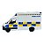 Miniatura Mercedes Benz Sprinter Policia Branco 1:48 - Imagem 2