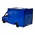 Miniatura Mercedes Benz Sprinter Bau Azul 1:48 - Imagem 3
