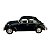 Miniatura Volkswagen Fusca Preto Metal 1:24 - Imagem 6
