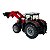 Miniatura Máquina Trator Massey Ferguson Burago 1:50 - Imagem 6