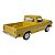 Miniatura Ford F100 1969 Pickup Amarelo Metal 1:24 - Imagem 2