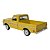 Miniatura Ford F100 1969 Pickup Amarelo Metal 1:24 - Imagem 3