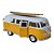 Miniatura Volkswagen Kombi Surf Amarelo 1:32 - Imagem 2
