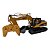 Miniatura Retro Escavadeira Huina 1535 Controle remoto 1:18 - Imagem 1