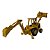 Miniatura Máquina Trator Caterpillar Cat 416 Backhoe 1:32 - Imagem 1