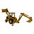Miniatura Máquina Trator Caterpillar Cat 416 Backhoe 1:32 - Imagem 2