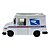 Miniatura USPS Entregas Branco Metal 1:32 - Imagem 2