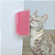 Brinquedos Para Gatos Coçador/Escova de Parede Com Catnip Rosa - Imagem 2
