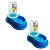 COMEDOURO + BEBEDOURO AUTOMÁTICO ANTI FORMIGA - AZUL - Imagem 1