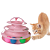 Brinquedo Interativo Gatos Torre De Bolinha - Rosa - Imagem 1