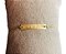 Pulseira Ajustável com a Plaquinha Escrita Deus te Guie, banhada a ouro 18k - Imagem 1