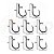 Anzol Chinu Ns-Black (C/23PCS) Albatroz - Imagem 3