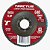 DISCO FLAP CONICO (T29) - ZIRCONIA - / 4. 1/2 X 7,8 (PCTE C/ 10 UNID) - Imagem 1