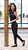 Peep Toe Feminina Usaflex PRETO - Imagem 3