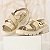 Sandália Feminina B-Comfy RL MAD MET OURO BRANCO - Imagem 2