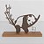 Escultura Urso Panda Relaxando - Imagem 2