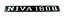 Emblema da tampa Mala traseira Niva 1600 (novo) ref. 0995 - Imagem 1