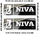Emblema Lateral Traseiro Niva o Par (Novo) Ref. 0439 - Imagem 1