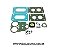 Kit de Juntas do Carburador Niva Ano de 90>93 Weber Russo (Novo) Ref. 0222 - Imagem 1