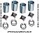 Kit Motor 1.6 Com 4 camisas,4 Pistoes  std ,1 jg de Aneis STD Laika (novo) ref. 0325 - Imagem 1