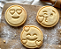 Cortadores e Marcadores 3D - Emojis Namorados (Olhar, Apaixonado, Beijo) - Imagem 1