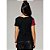 Blusa Vermelho e Preto com Recorte Frontal - Imagem 2