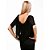 Blusa Preta com Babado - Imagem 2