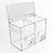 Dispenser Duplo Porta Touca/Propé em Acrílico Mod. 7 p/ 170 toucas (SKU 0000000602730) - Imagem 7