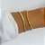 Pulseira Duda Malha em Banho Ouro18k - Imagem 3