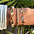 Pulseira Ágata Maleável em Banho Ouro18k - Imagem 3