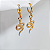 Argola Valentina Serpente em Banho Ouro18k - Imagem 3